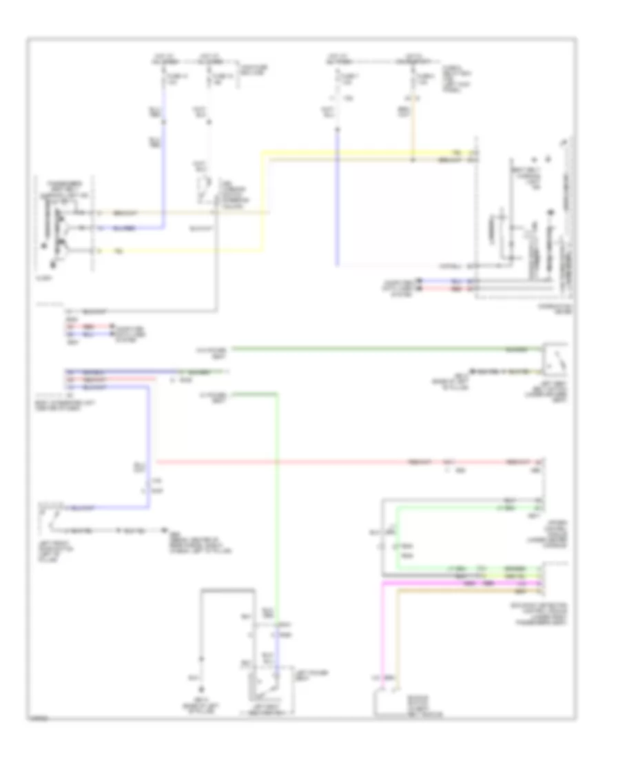Chime Wiring Diagram for Subaru Legacy 2012