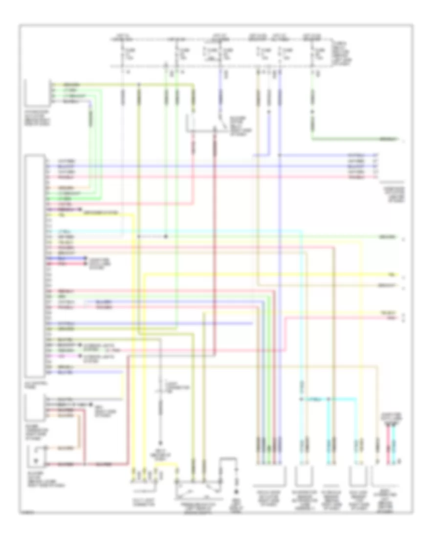 Automatic A C Wiring Diagram 1 of 2 for Subaru Forester X Limited 2009