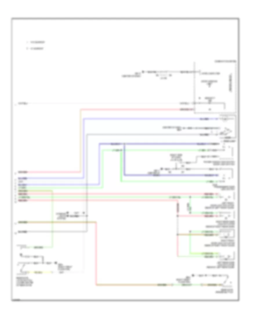 Forced Entry Wiring Diagram 2 of 2 for Subaru Forester X Limited 2009