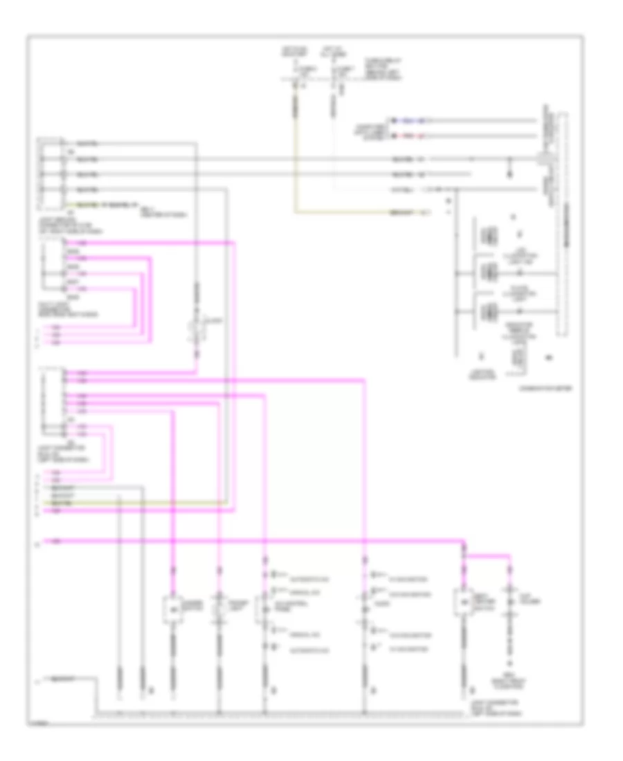Instrument Illumination Wiring Diagram (2 of 2) for Subaru Forester X Limited 2009