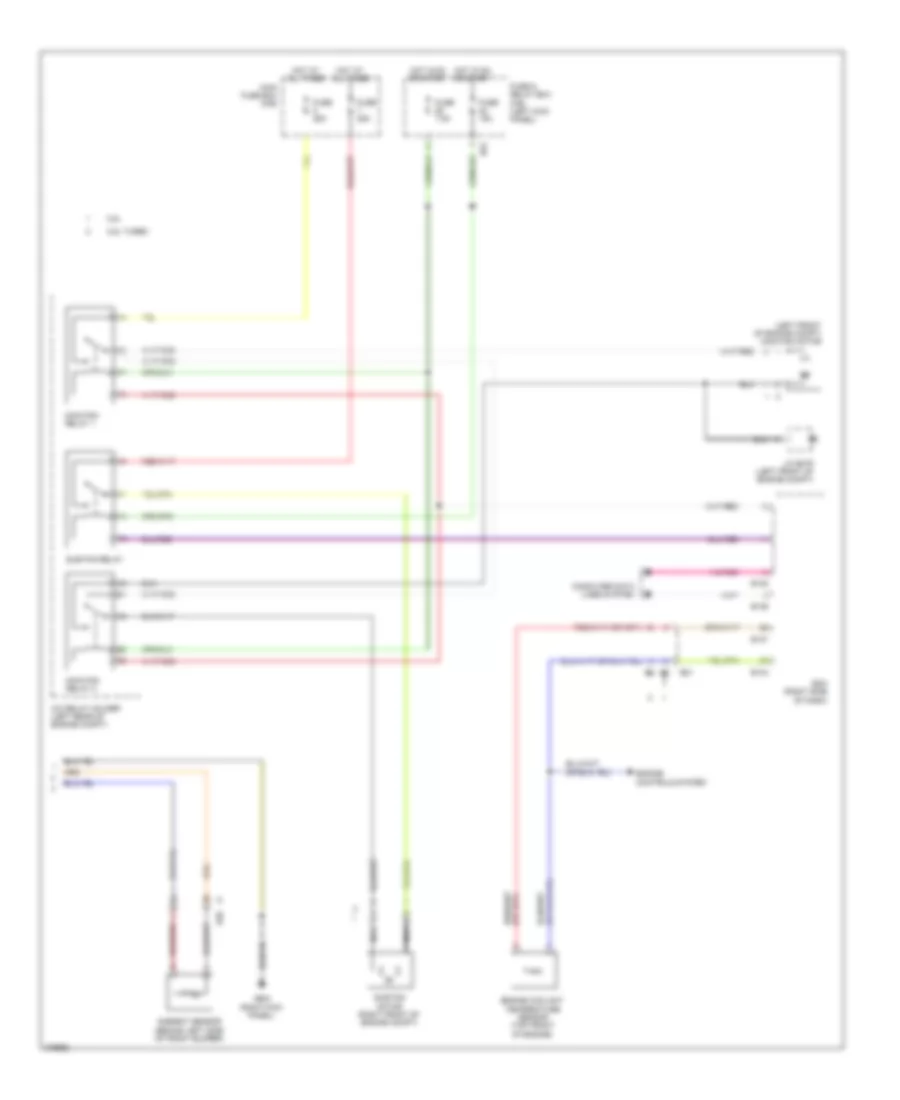2.5L Turbo, Automatic AC Wiring Diagram (3 of 3) for Subaru Legacy GT Limited 2012