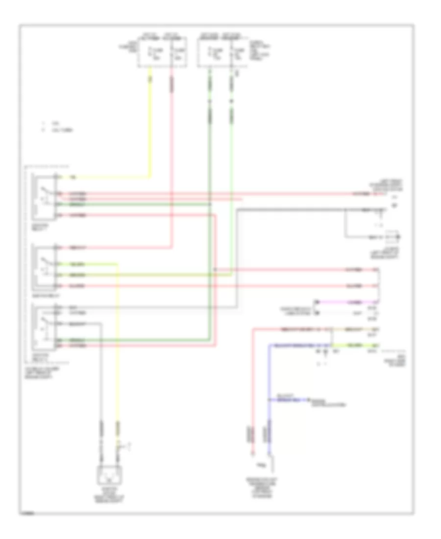 2 5L Cooling Fan Wiring Diagram for Subaru Legacy GT Limited 2012