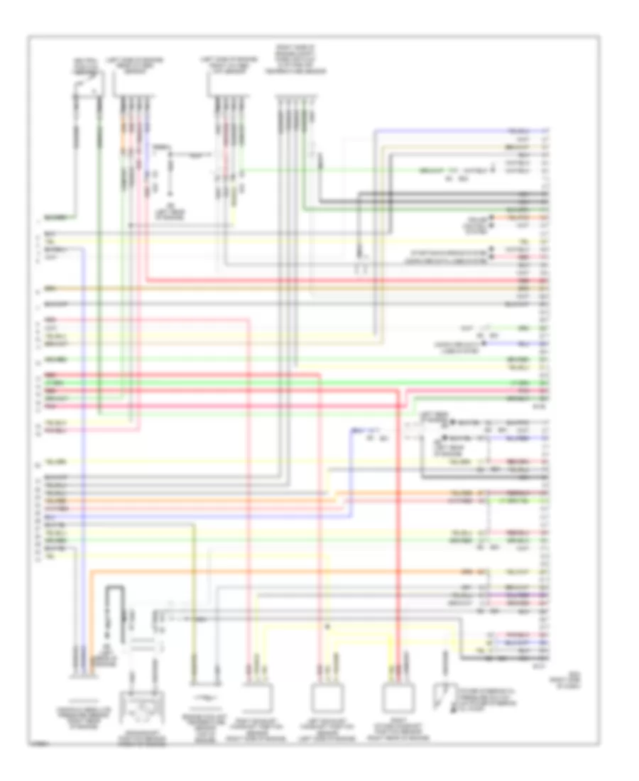 2.5L Turbo, Engine Performance Wiring Diagram (5 of 5) for Subaru Legacy GT Limited 2012