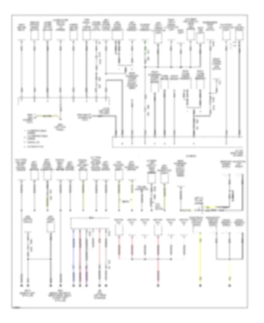 Ground Distribution Wiring Diagram (2 of 3) for Subaru Legacy GT Limited 2012