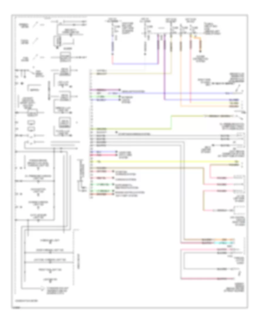 Instrument Cluster Wiring Diagram 1 of 2 for Subaru Forester X Premium 2009