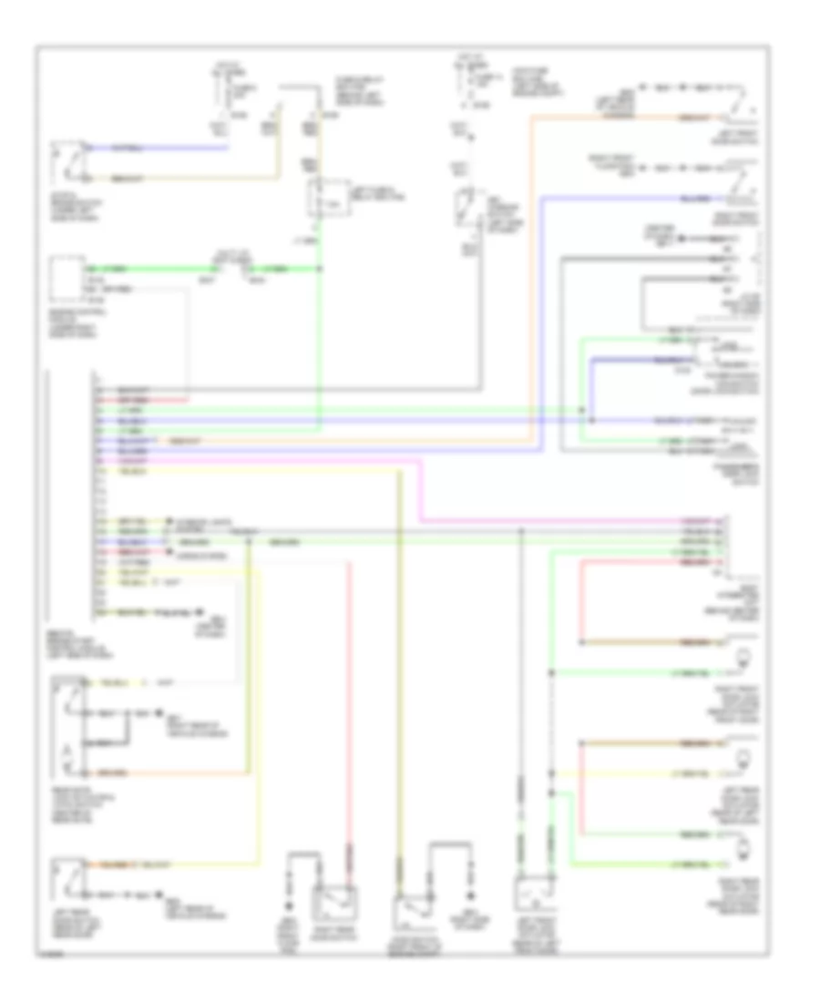 Remote Starting Wiring Diagram for Subaru Forester X Premium 2009