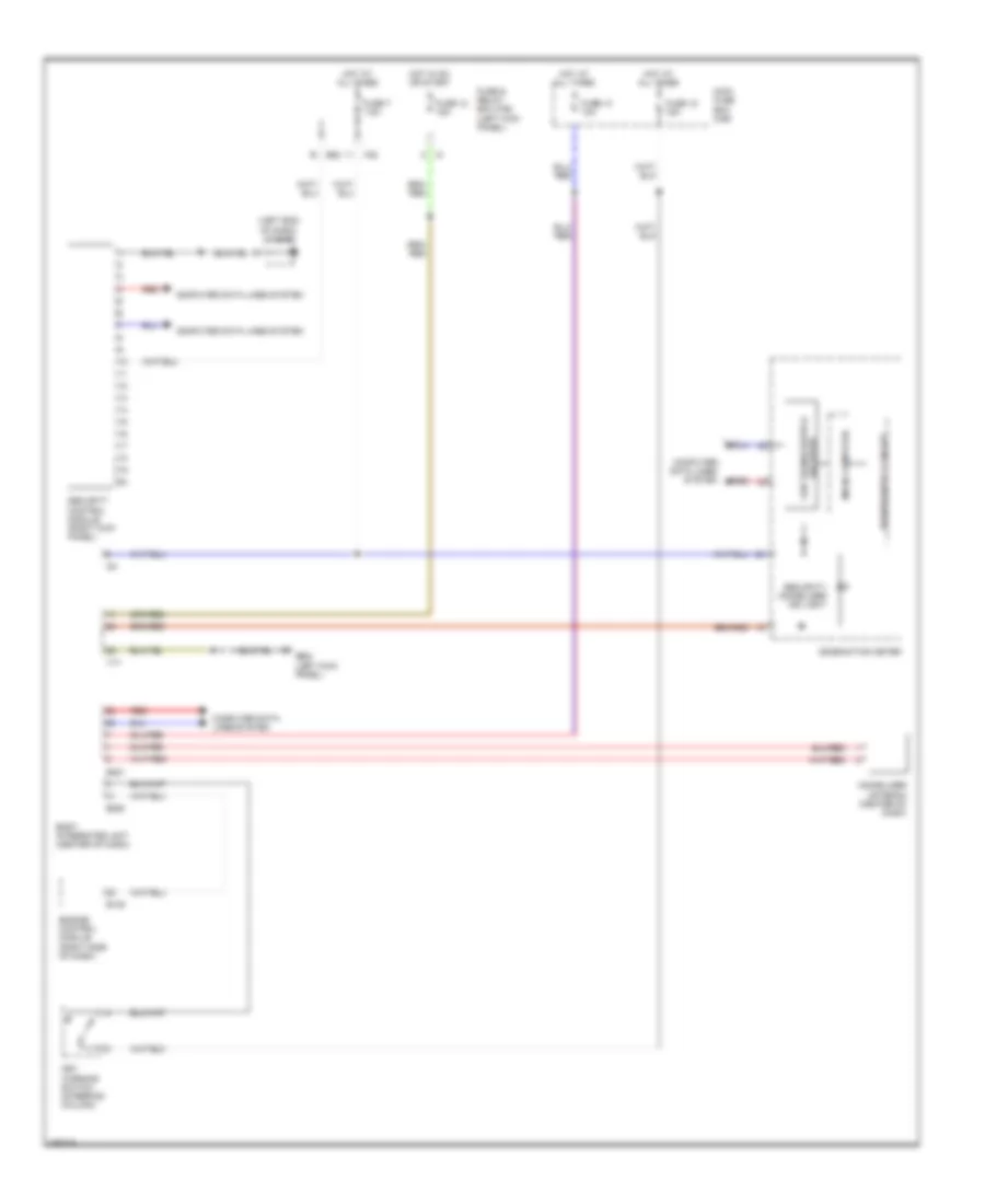 Immobilizer Wiring Diagram for Subaru Legacy Limited 2012