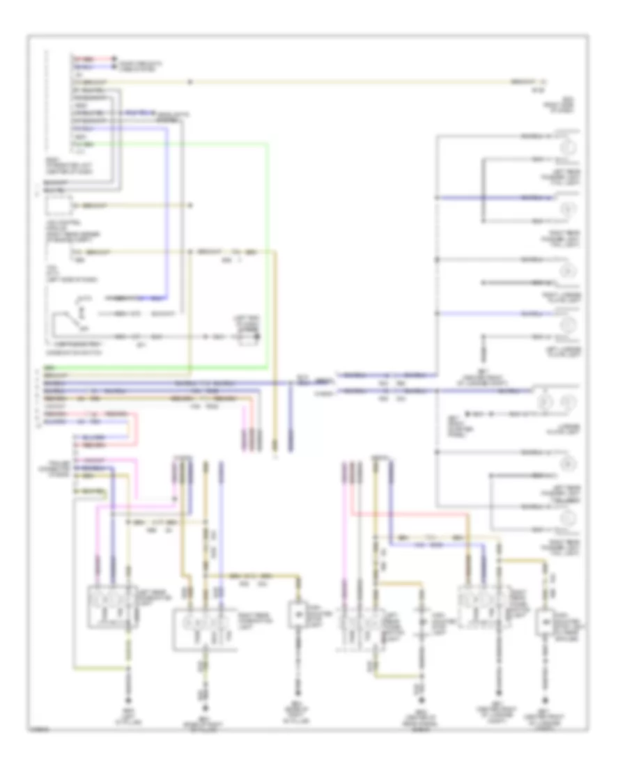 Exterior Lamps Wiring Diagram (2 of 2) for Subaru Legacy Limited 2012