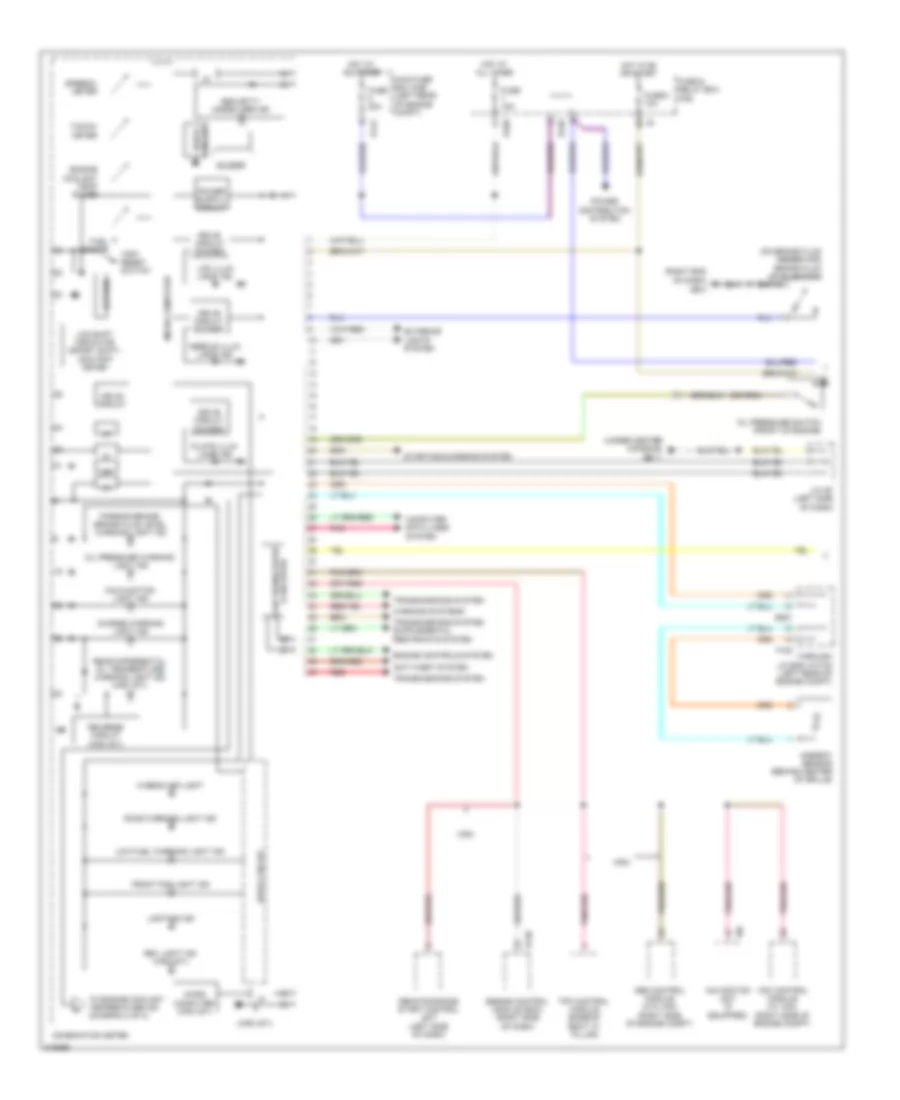 Instrument Cluster Wiring Diagram 1 of 2 for Subaru Impreza 2 5 GT 2009