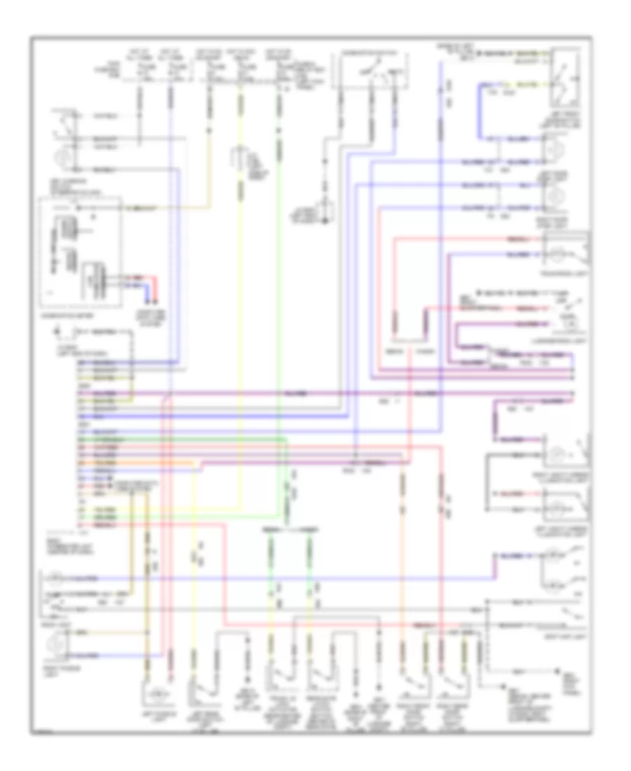 Courtesy Lamps Wiring Diagram for Subaru Legacy R 2012