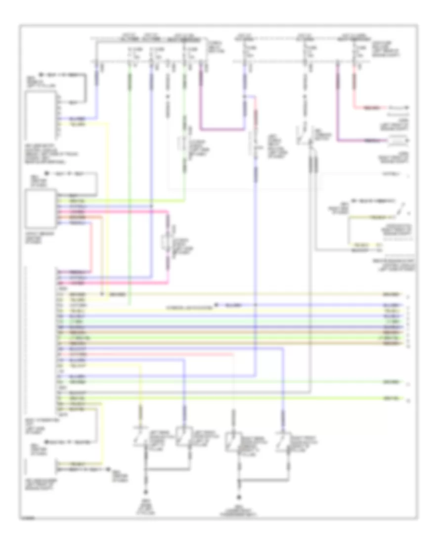 Forced Entry Wiring Diagram 1 of 2 for Subaru Impreza Outback Sport 2009