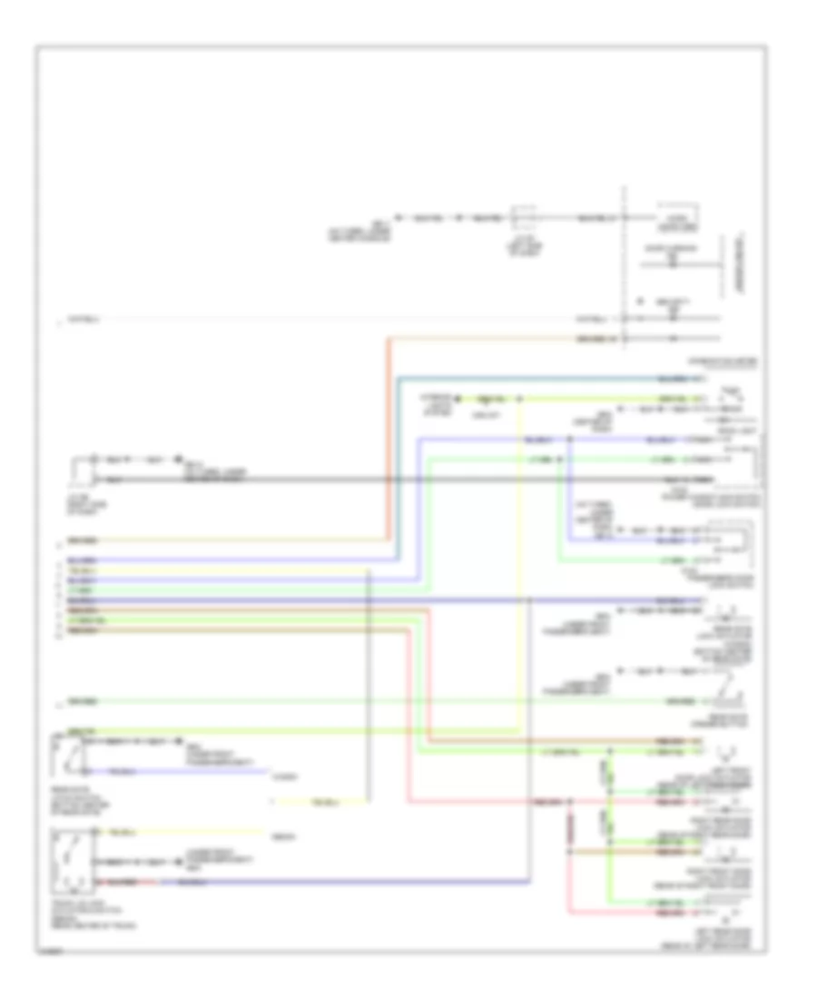 Forced Entry Wiring Diagram 2 of 2 for Subaru Impreza Outback Sport 2009