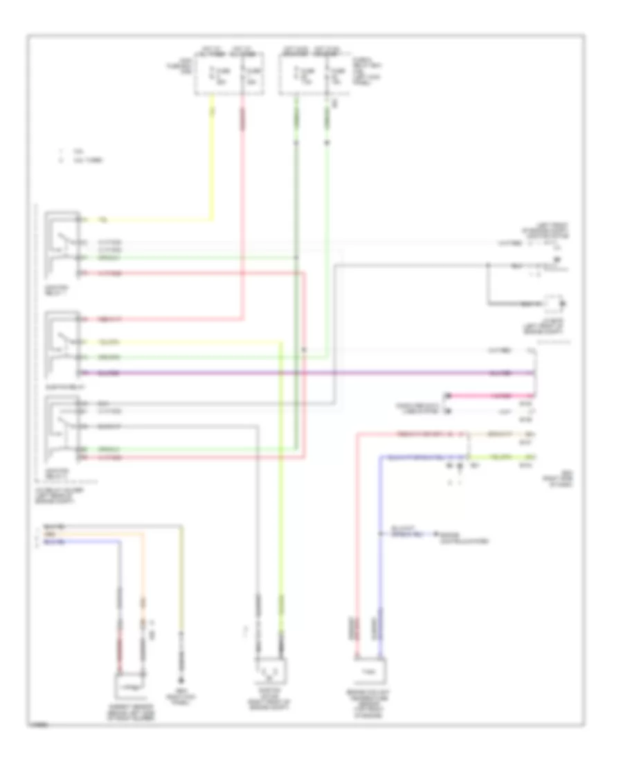 2.5L Turbo, Automatic AC Wiring Diagram (3 of 3) for Subaru Legacy R Premium 2012