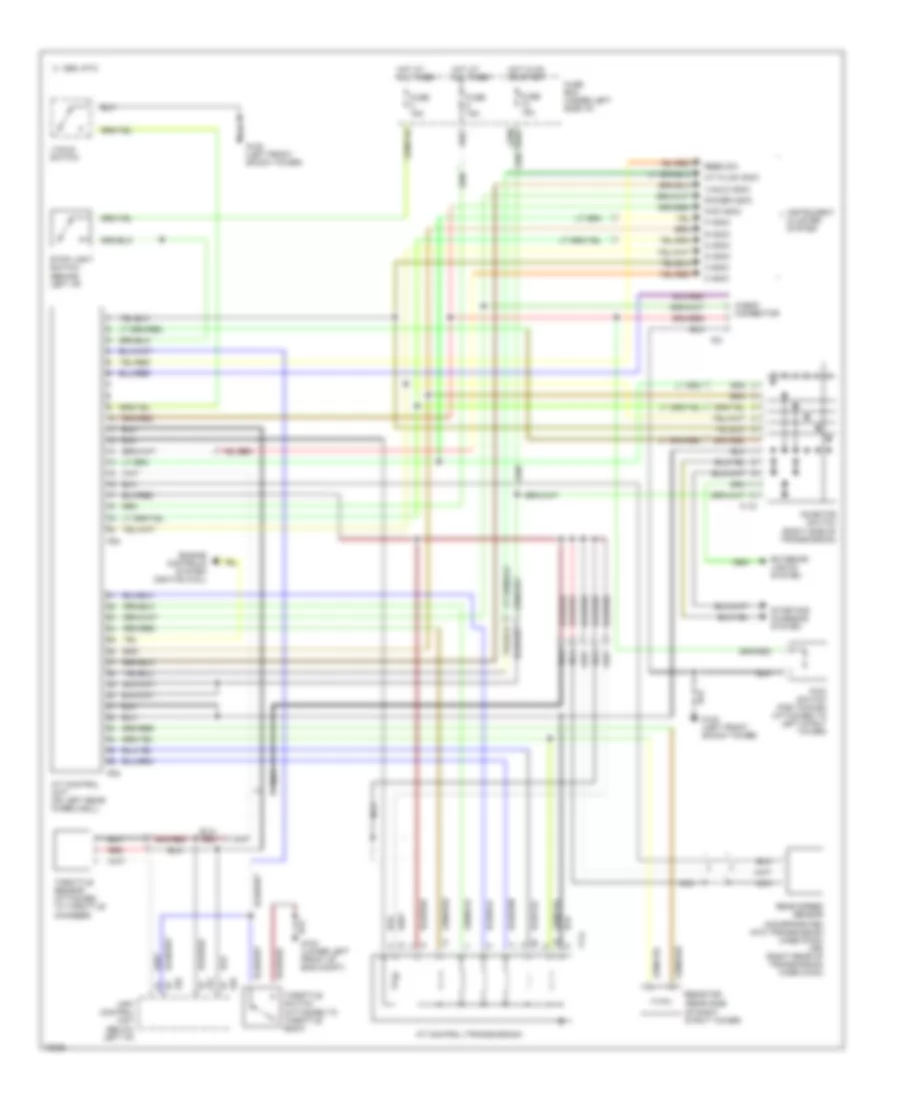 Transmission Wiring Diagram for Subaru Loyale 1993