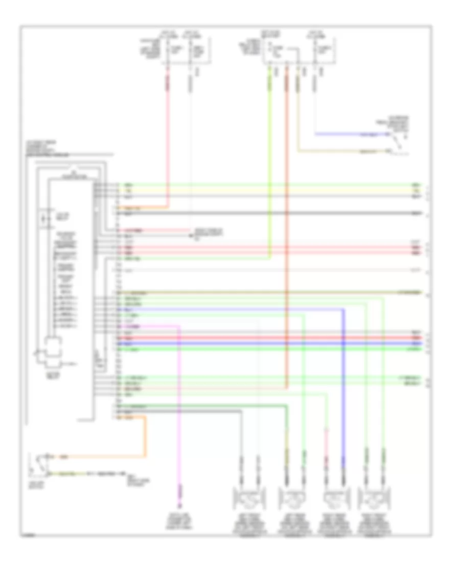 Anti lock Brakes Wiring Diagram with VDC 1 of 2 for Subaru Legacy GT Limited 2006