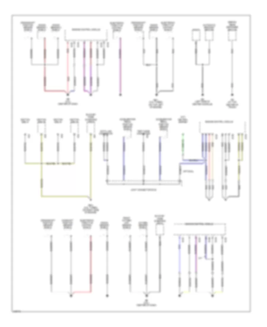 Ground Distribution Wiring Diagram 1 of 3 for Subaru Legacy GT Limited 2006