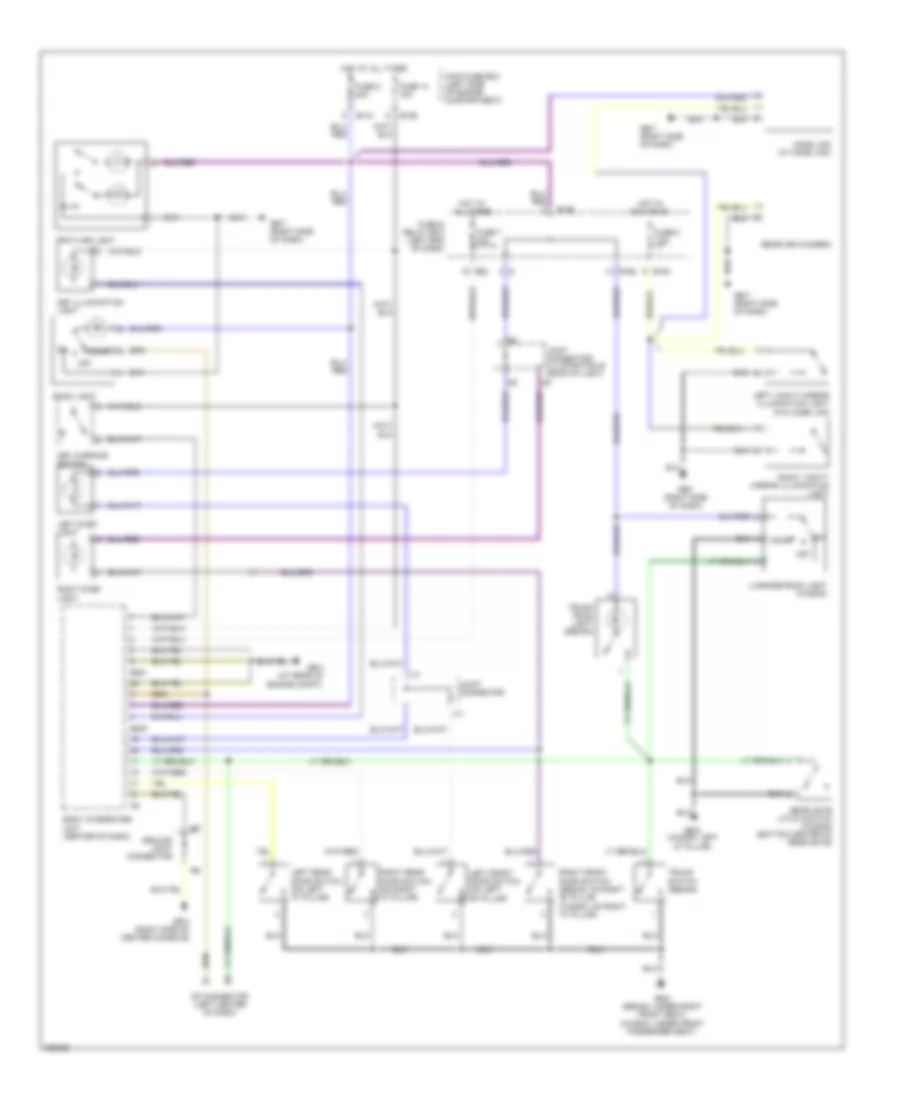 Courtesy Lamps Wiring Diagram for Subaru Legacy GT Limited 2006