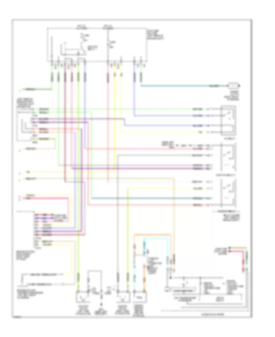 Automatic A C Wiring Diagram 2 of 2 for Subaru Impreza WRX 2009