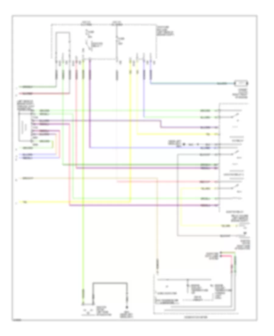 Manual A C Wiring Diagram 2 of 2 for Subaru Impreza WRX 2009