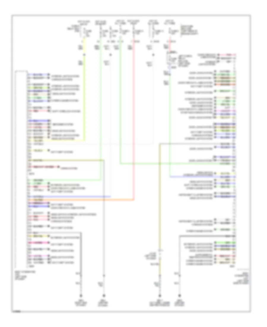 Body Control Modules Wiring Diagram for Subaru Impreza WRX 2009