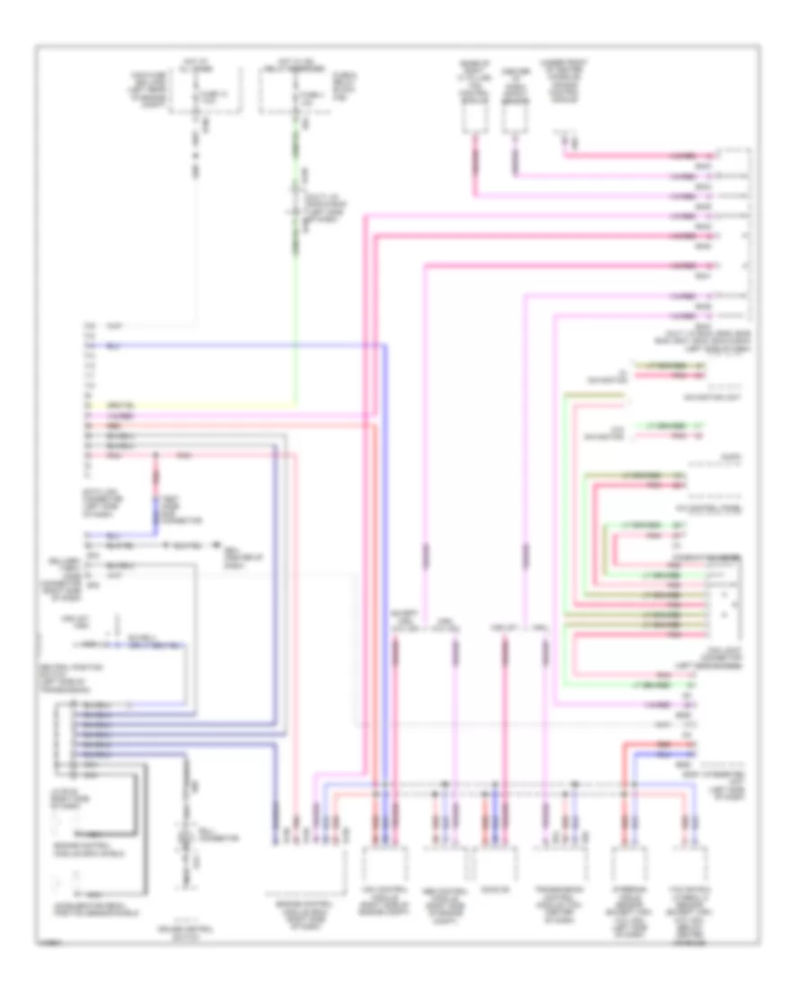 Computer Data Lines Wiring Diagram for Subaru Impreza WRX 2009