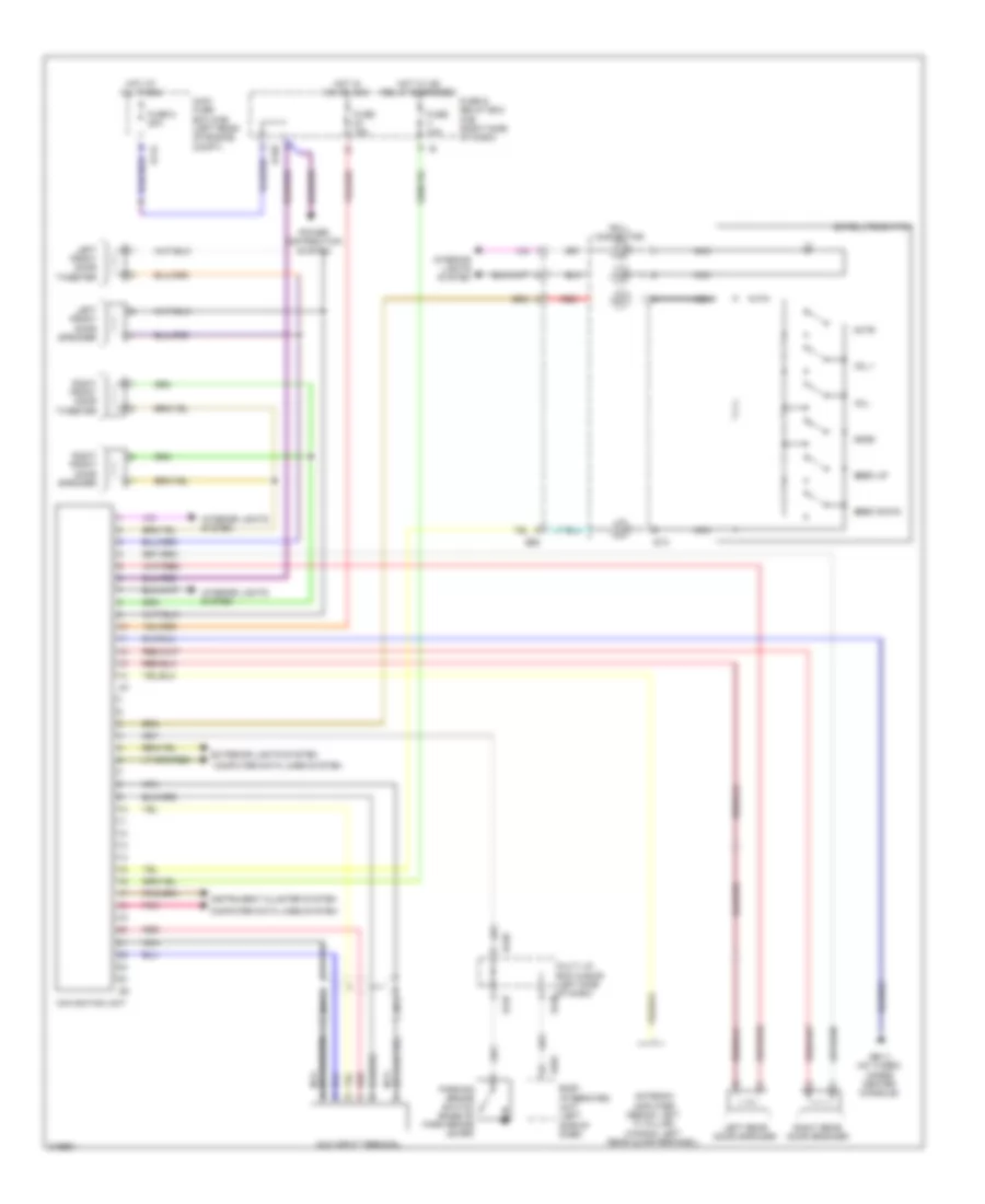 Navigation Wiring Diagram for Subaru Impreza WRX 2009