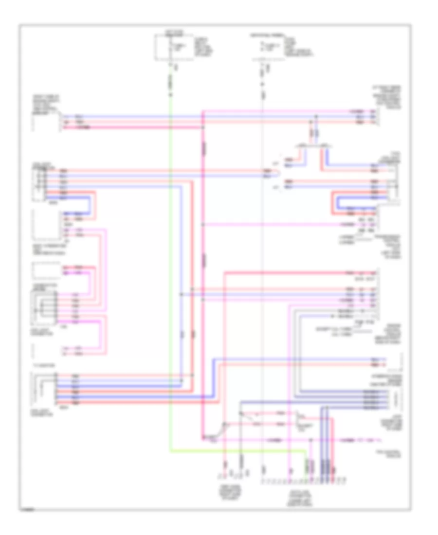 Computer Data Lines Wiring Diagram for Subaru Legacy GT spec B 2006