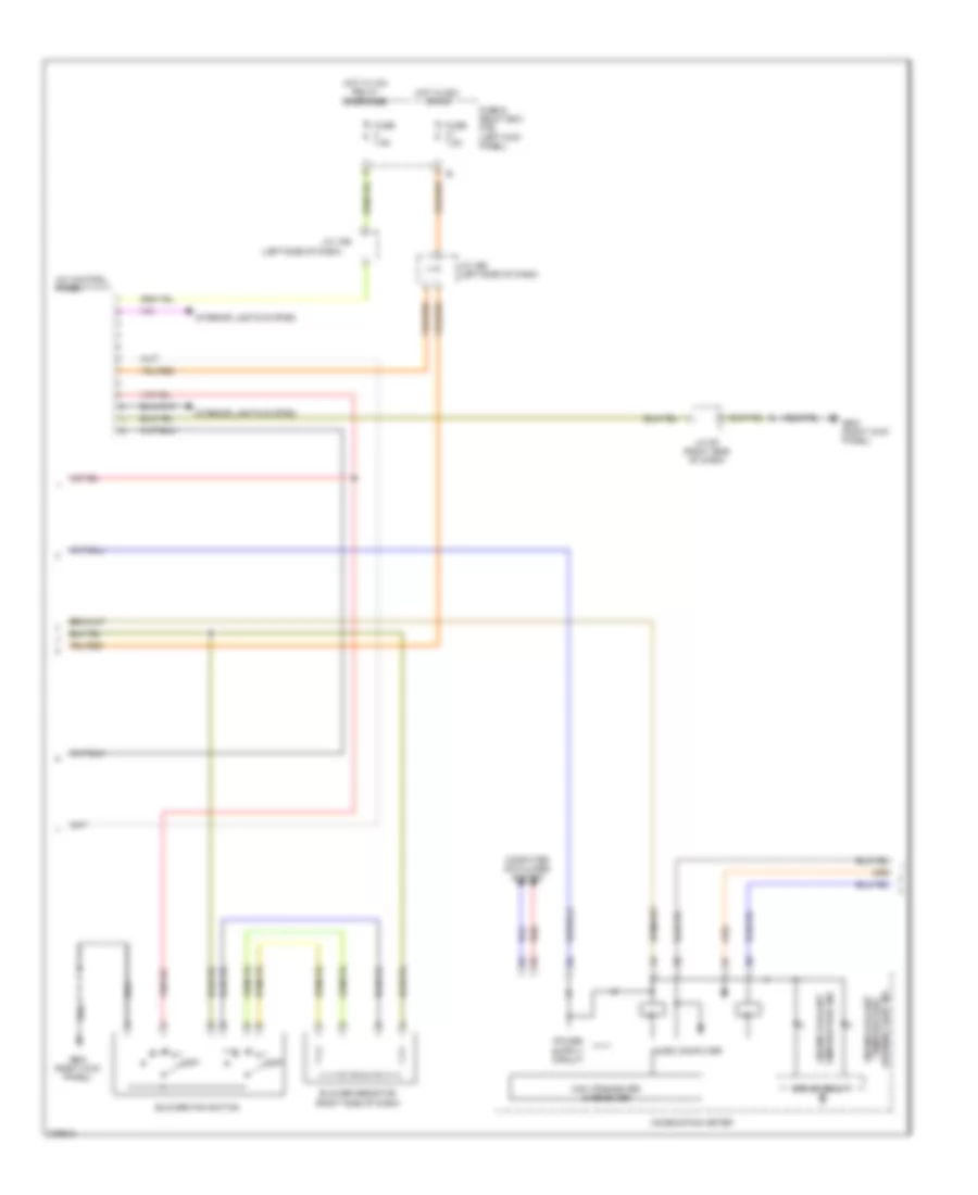 2.5L, Manual AC Wiring Diagram (2 of 3) for Subaru Outback Limited 2012