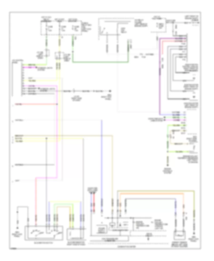 3.6L, Manual AC Wiring Diagram (2 of 2) for Subaru Outback Limited 2012