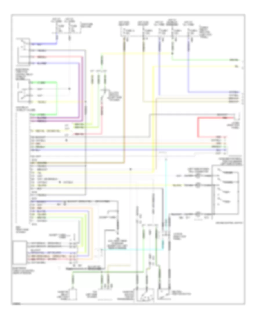 Cruise Control Wiring Diagram 1 of 2 for Subaru Outback Limited 2012