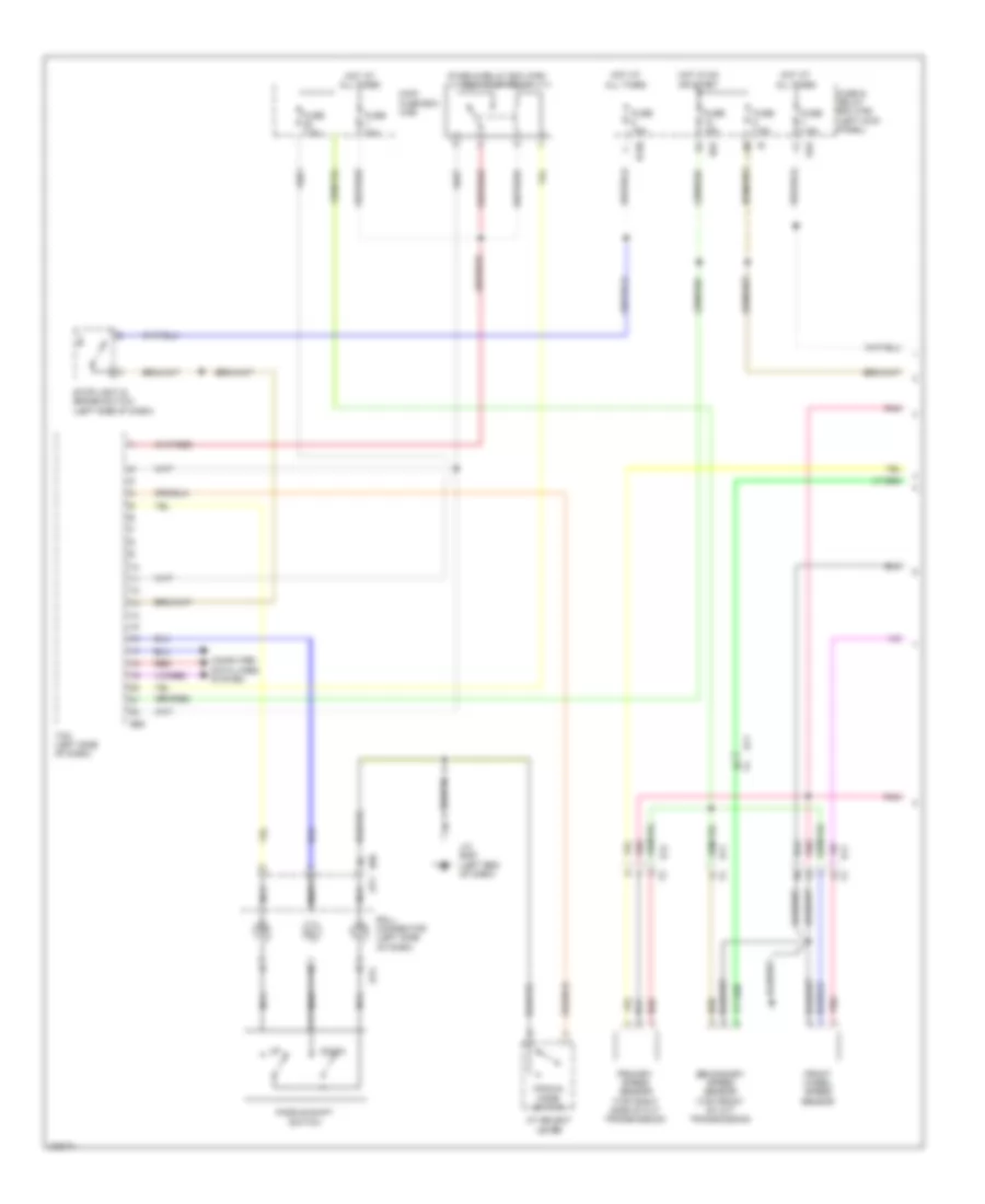CVT Wiring Diagram (1 of 2) for Subaru Outback Limited 2012