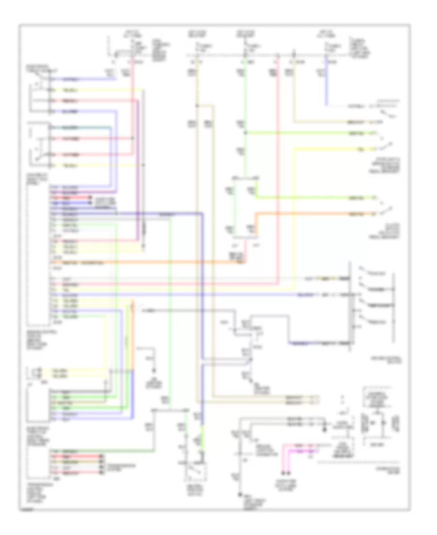 2.5L Turbo, Cruise Control Wiring Diagram for Subaru Legacy i 2006