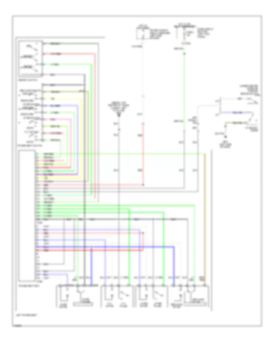 Memory Systems Wiring Diagram for Subaru Legacy GT spec B 2009