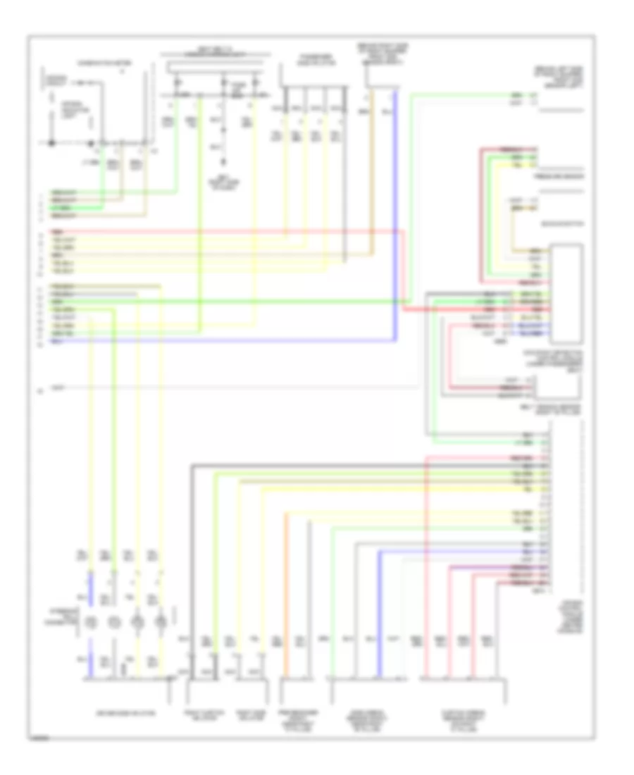Supplemental Restraints Wiring Diagram 2 of 2 for Subaru Outback i 2006