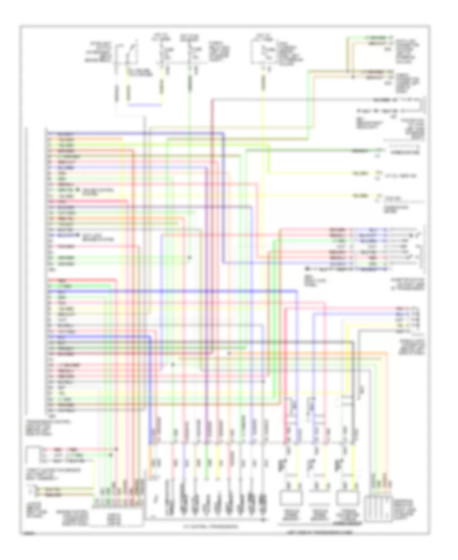 AT Wiring Diagram for Subaru Forester S 2001