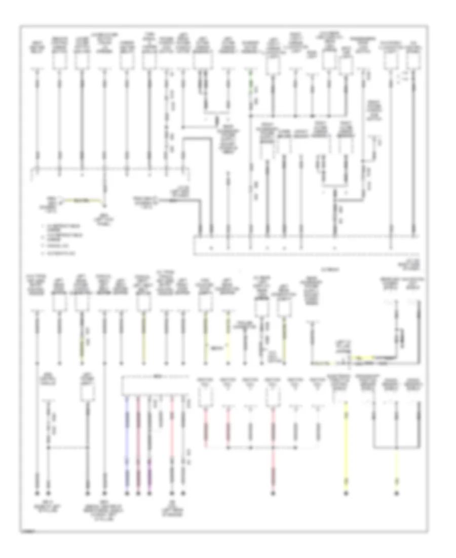 Ground Distribution Wiring Diagram 2 of 3 for Subaru Outback R Premium 2012