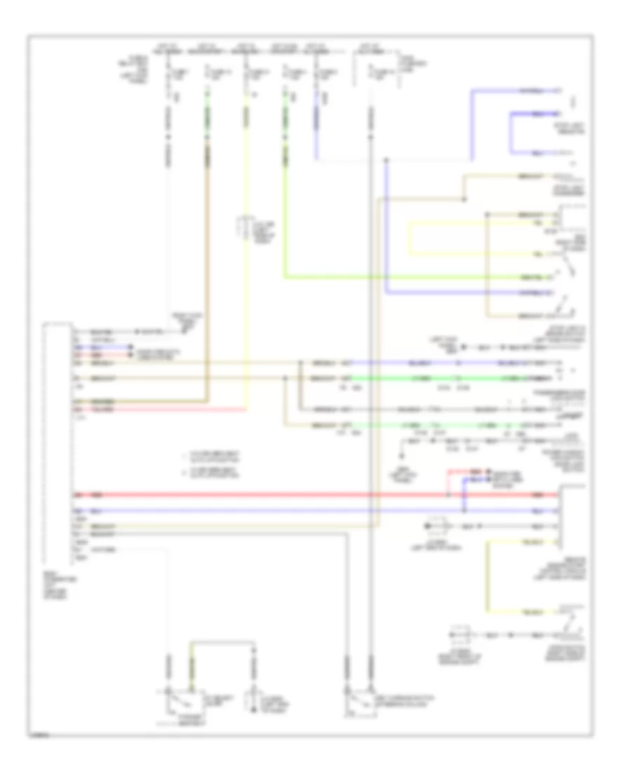 2.5L, Remote Starting Wiring Diagram for Subaru Outback R Premium 2012