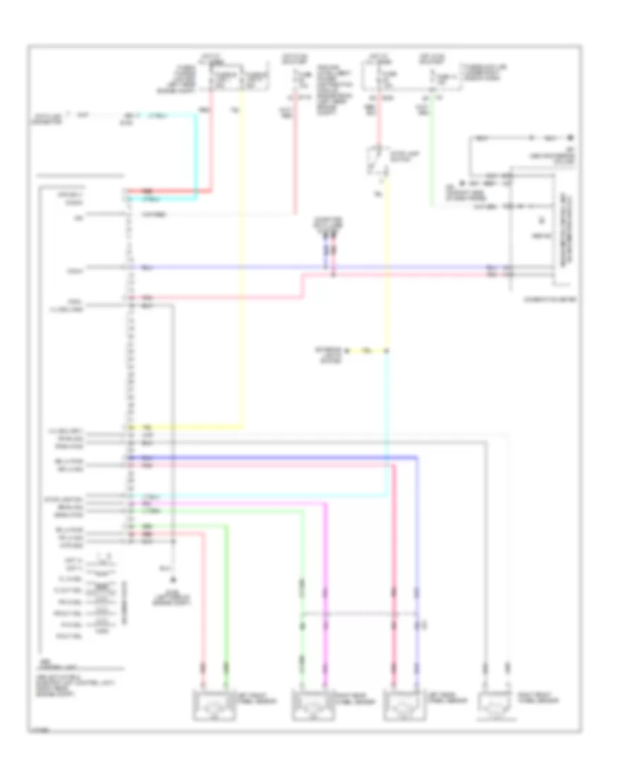 Anti-lock Brakes Wiring Diagram, without ABLS & VDC для Suzuki Equator Premium 2010