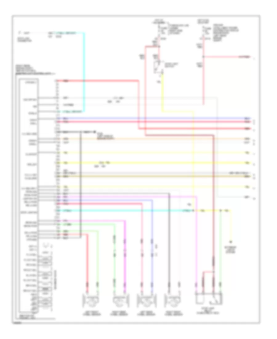 Anti-lock Brakes Wiring Diagram, withVDC & HDC (1 из 2) для Suzuki Equator Sport 2011