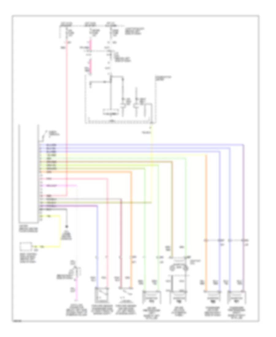 Supplemental Restraints Wiring Diagram, without Advanced Air Bags & without Воздух стороны или Подушки безопасности Занавеса для Suzuki Grand Vitara Limited 2011