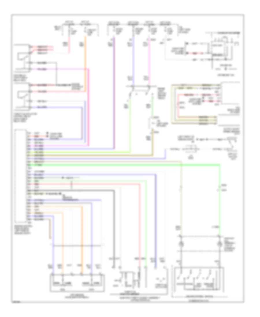 Электросхема системы круизконтроля для Suzuki Kizashi SE 2011