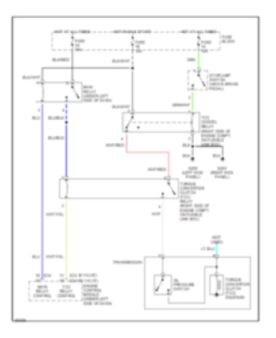 3 Speed A/T & M/T Wiring Diagram, С Круиз-контроль для Suzuki Sidekick JX 1995