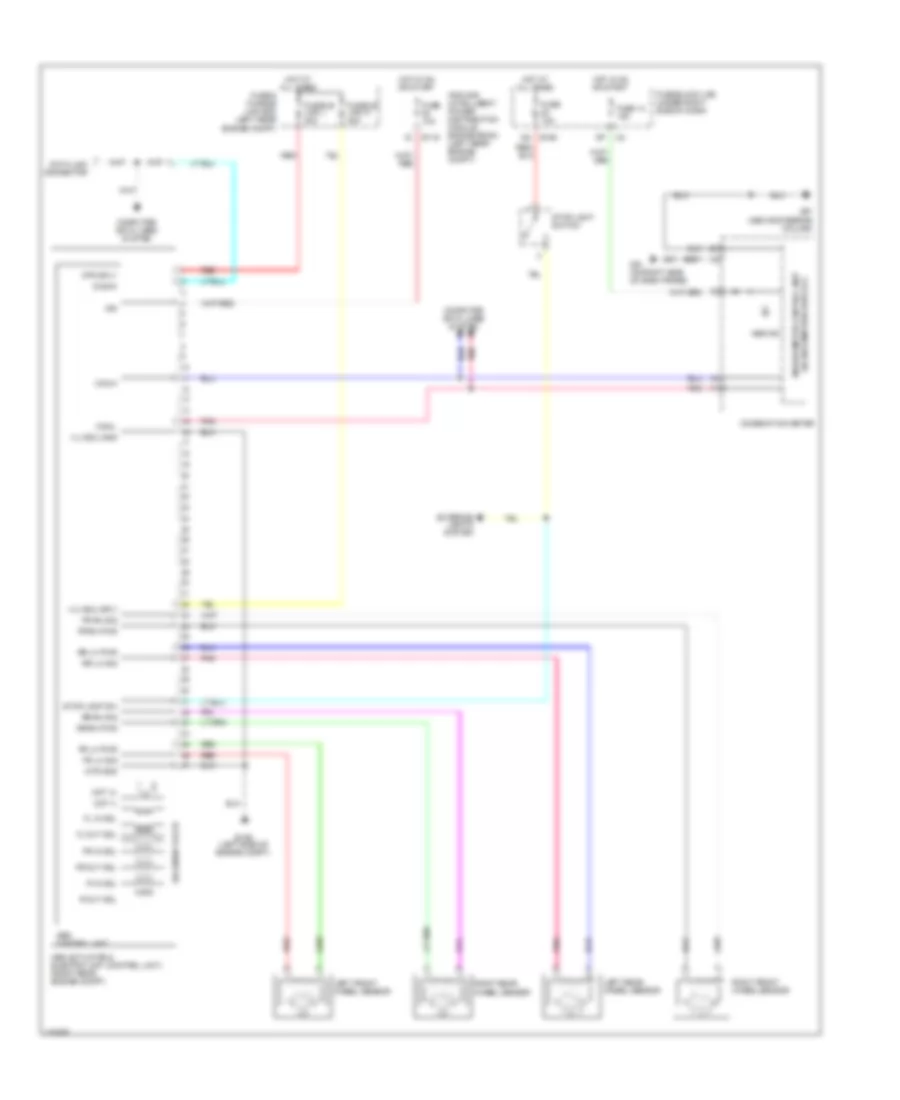 Anti-lock Brakes Wiring Diagram, without ABLS & VDC для Suzuki Equator RMZ-4 2009