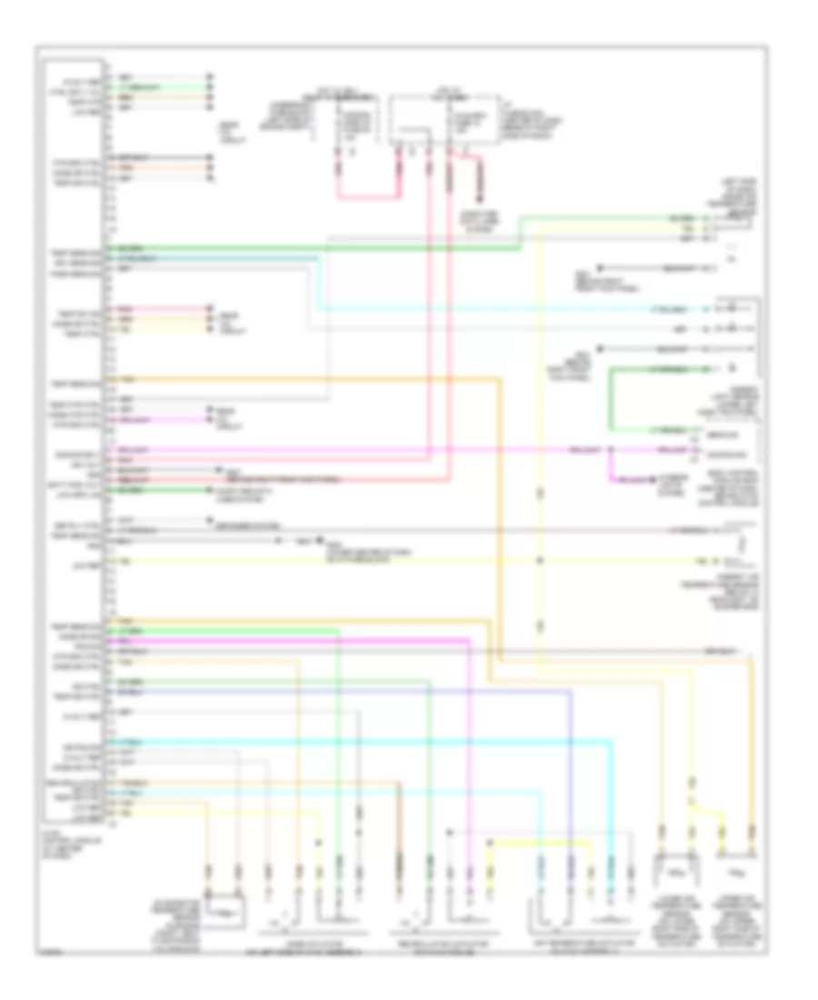 Электросхема кондиционера (1 из 2) для Suzuki XL7 Luxury 2009