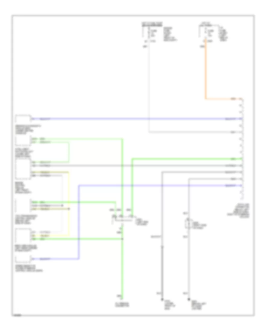 Computer Data Lines Wiring Diagram for Suzuki Verona EX 2004