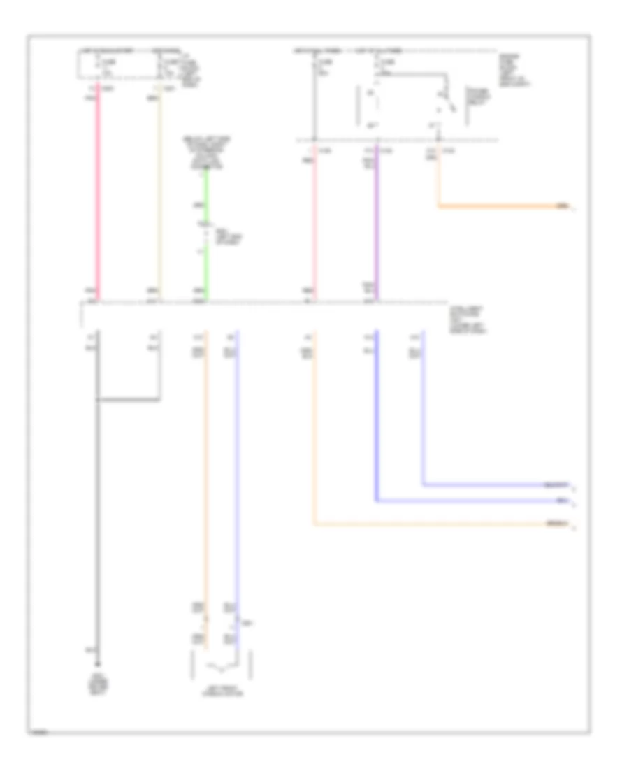 Power Windows Wiring Diagram 1 of 2 for Suzuki Verona EX 2004