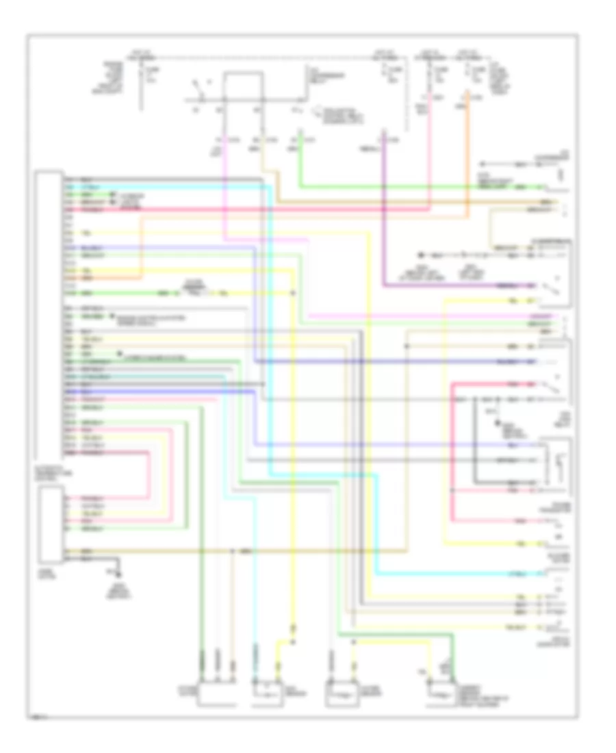 Automatic A C Wiring Diagram 1 of 2 for Suzuki Verona LX 2004