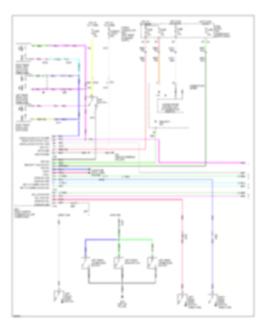Forced Entry Wiring Diagram 1 of 2 for Suzuki Equator 2010