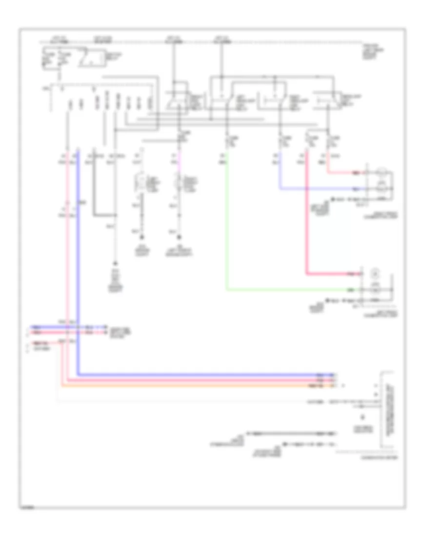 Headlights Wiring Diagram, without DRL (2 of 2) for Suzuki Equator 2010
