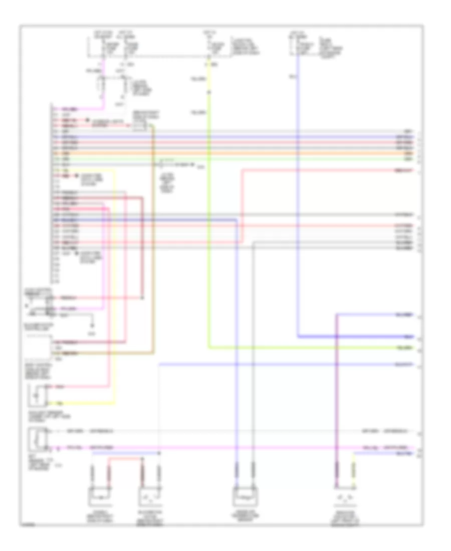 Электросхема кондиционера (1 из 2) для Suzuki Grand Vitara Limited 2010